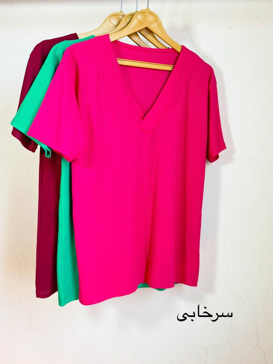 خرید تیشرت زنانه کبریتی راحت و لطیف