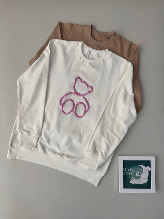 خرید دورس زنانه گلدوزی شده سفید