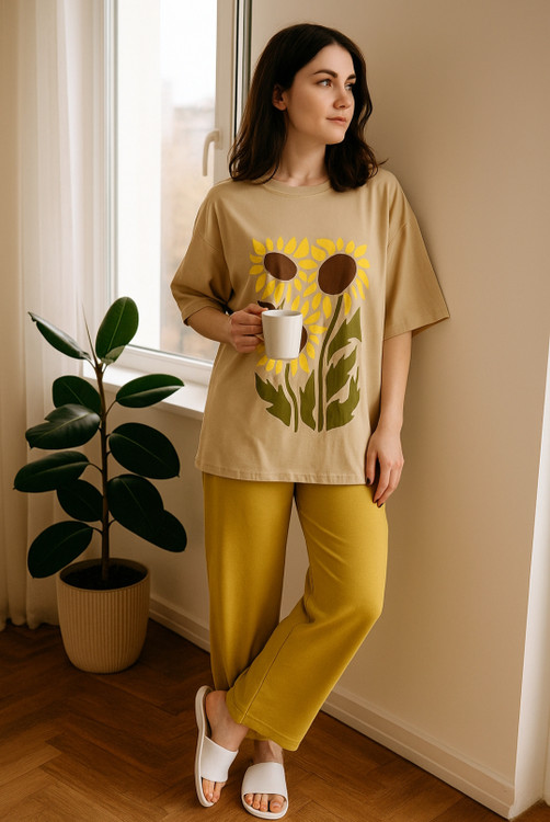 خرید ست لانگ و شلوار بگ زنانه