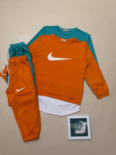 خرید ست دورس و شلوار نایک زنانه گلکسی