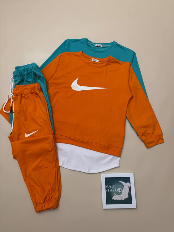 خرید ست دورس و شلوار نایک زنانه گلکسی