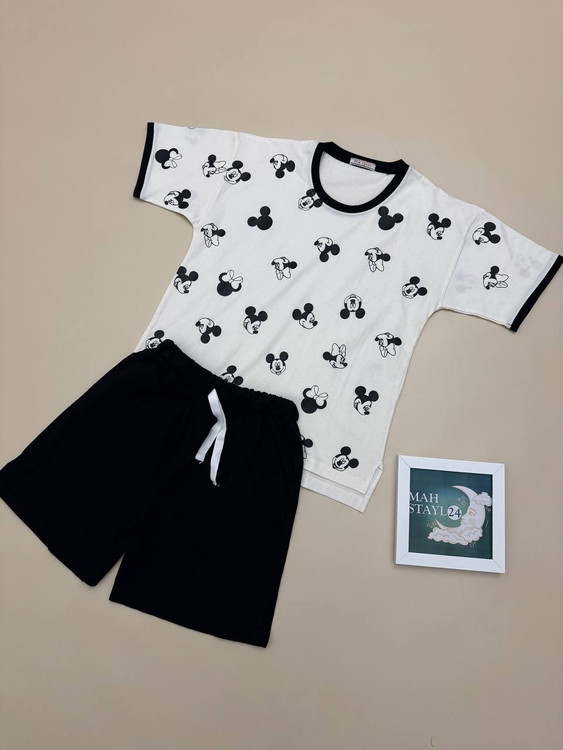 تیشرت و شورتک زنانه نخ پنبه اعلا با بالاترین کیفیت