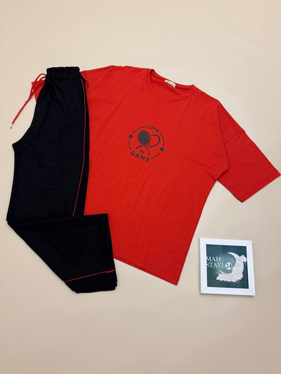 ست لانگ و شلوار بگ زنانه