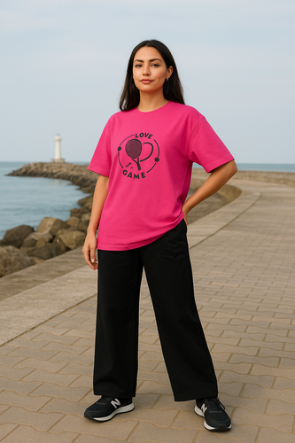 ست لانگ و شلوار بگ گلکسی پنبه