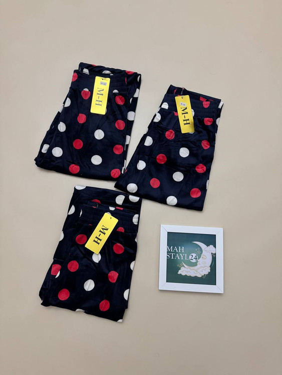 خرید شلوار مخمل زنانه طرح توپ توپی