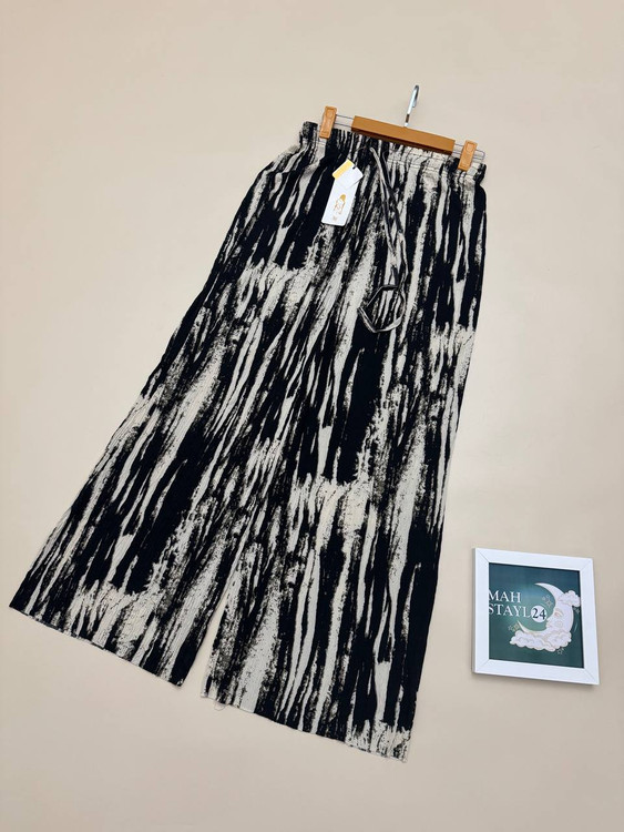 شلوار کریشه پلیسه را راه زنانه وارداتی لطافت و نرم